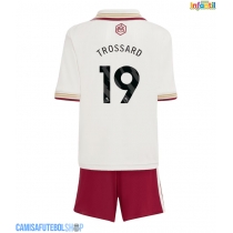 Camisa de time de futebol Arsenal Leandro Trossard #19 Replicas 3º Equipamento Infantil 2025-26 Manga Curta (+ Calças curtas)
